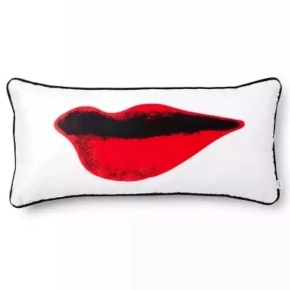 DIANE VON FURSTENBERG Velvet Lip Pillow - Picture 4 of 5